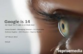 Ad:Tech Sydney - Google is 14 - Treat it like a 14 year old