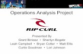 Bus 606   operations analysis project - rip curl