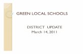 Program Reductions Green Local Schools - March 2011 BOE Meeting