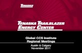 Tenaska Trailblazer Energy Centre – Jeff James - Global CCS Institute – Nov 2011 Regional Meeting