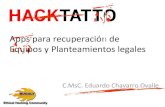 Hack tatoo - Apps para recuperación de equipos y plateamientos legales by echavarro