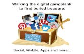 Walking the Digital Gangplank to Find Buried Treasure: Social, Mobile, Apps and more