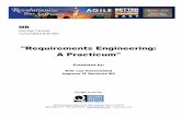 Requirements Engineering: A Practicum