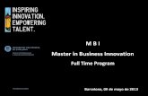 Sesión informativa - Master M