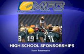 Maxwell Football Club High School Sponsorship Presentation