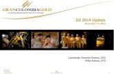 Gan Colombia Gold Q3 2014 Results