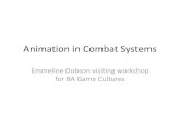 Combat game systems, animation, and flipbook making workshop