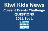 Kiwi Kids News - Set 1 - 2011