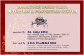 Signature based virus detection and protection system