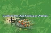 Cardboard box oven cooking an overview