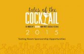 Tales of the Cocktail® 2015 Tasting Room Opportunities