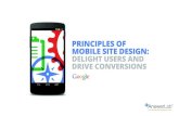 Principles of Mobile Site Design by Google