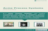 Acme Process Systems, Pune, Turnkey Project solutions