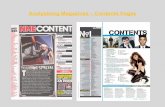 Magazine Analysis - Contents Pages