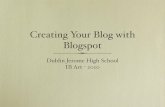 Setting Up Blogspot