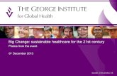 Big Change: sustainable healthcare for the 21st century - Photos from the event