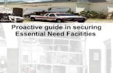 Proactive Guide In Securing Essential Need Facilities