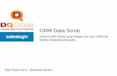 How to Slim Down and Shape Up Your CRM for Better Marketing Results