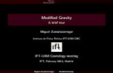 Modified Gravity - a brief tour