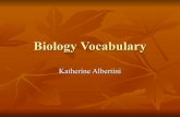 Biology Vocabulary Round 1