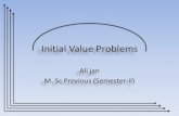 Initial value problems