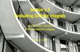 Lesson 25: Evaluating Definite Integrals (slides