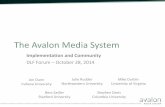 The Avalon Media System: Implementation and Community