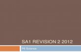 Sa1 revision 1 2012 answer notes