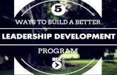 5 Ways to Build a Better Leadership Development Program | Webinar 12.04.14