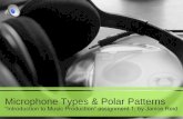 Intro to Music Production: assignment 1 (microphone types and polar patterns)