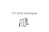 FY 2010 Contracts