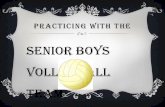 Senior boys volleyball