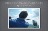 Golf secrets:  the basics of a great swing, by anwar heidary