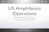 Amphibious operations since 1991