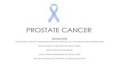 Prostate cancer cause defined symptom risk factors