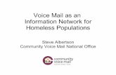 Community Voice Mail presentation at Nat'l Conference on Health, Communication, Marketing and Media