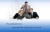 want to solve Outlook error 0x800ccc69