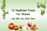 Healthy Foods For Women