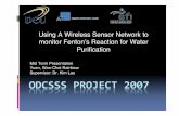 Using A Wireless Sensor Network to Monitor Fenton’s Reaction (midterm)