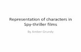 Representation of characters in spy thriller films