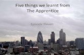 The apprentice episode 11