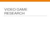 Video Games Research