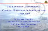Session 7 - Gimblett - RAN K-H 2009 - Gulf Deployments