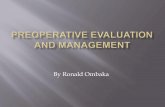 Pre-operative evaluation and management