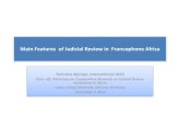 Main features  of judicial review in  francophone africa ppt