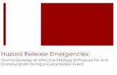 Hazard Release Emergency Preparedness for the Oil and Gas Industry