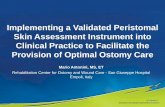 Implementing a Validated Peristomal Skin Assessment Instrument into Clinical Practice to Facilitate the Provision of Optimal Ostomy Care - Antonini Mario - ECET 2011