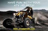 Have fun with your atv helmets!