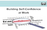 Building self-Confidence at Work