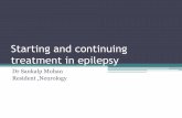 starting and continuing treatment in epilepsy